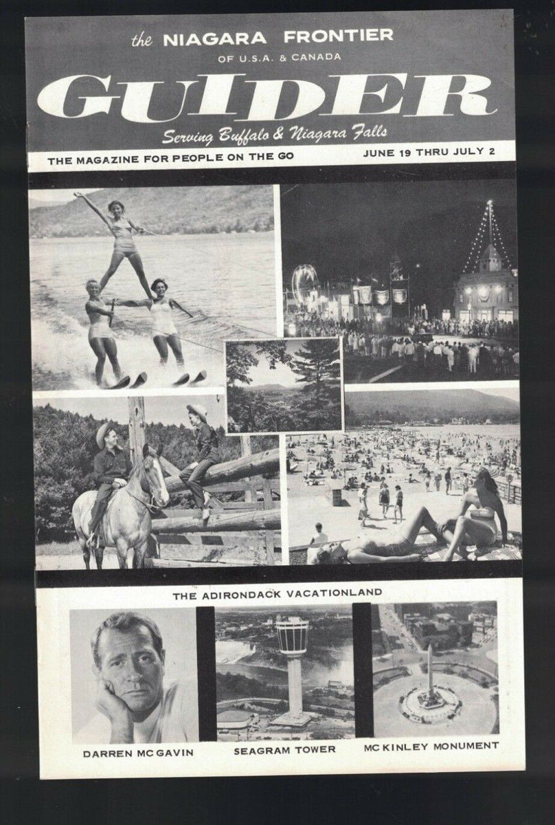Niagara Frontier Guider June 19 1960s Darren McGavin Seagram Tower Adi ...