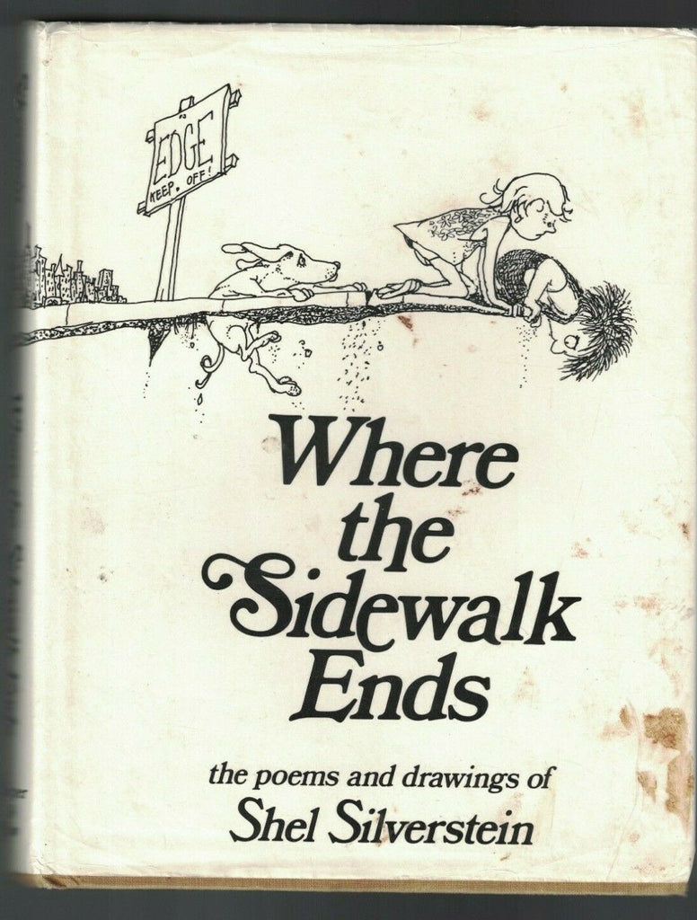 Where the Sidewalk Ends by Shel Silverstein HC DJ Early Print Gypsies