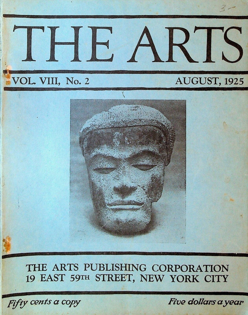 The Arts Magazine August 1925 Ferdinand Howald Collection