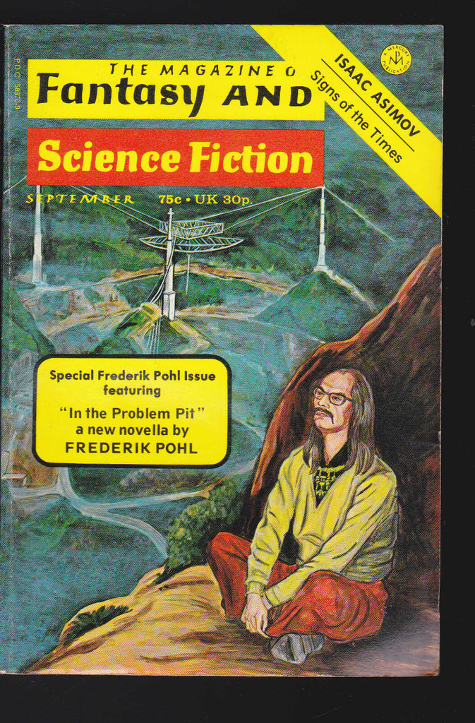 Magazine of Fantasy & Science Fiction Frederik Pohl Isaac Asimov September 1973