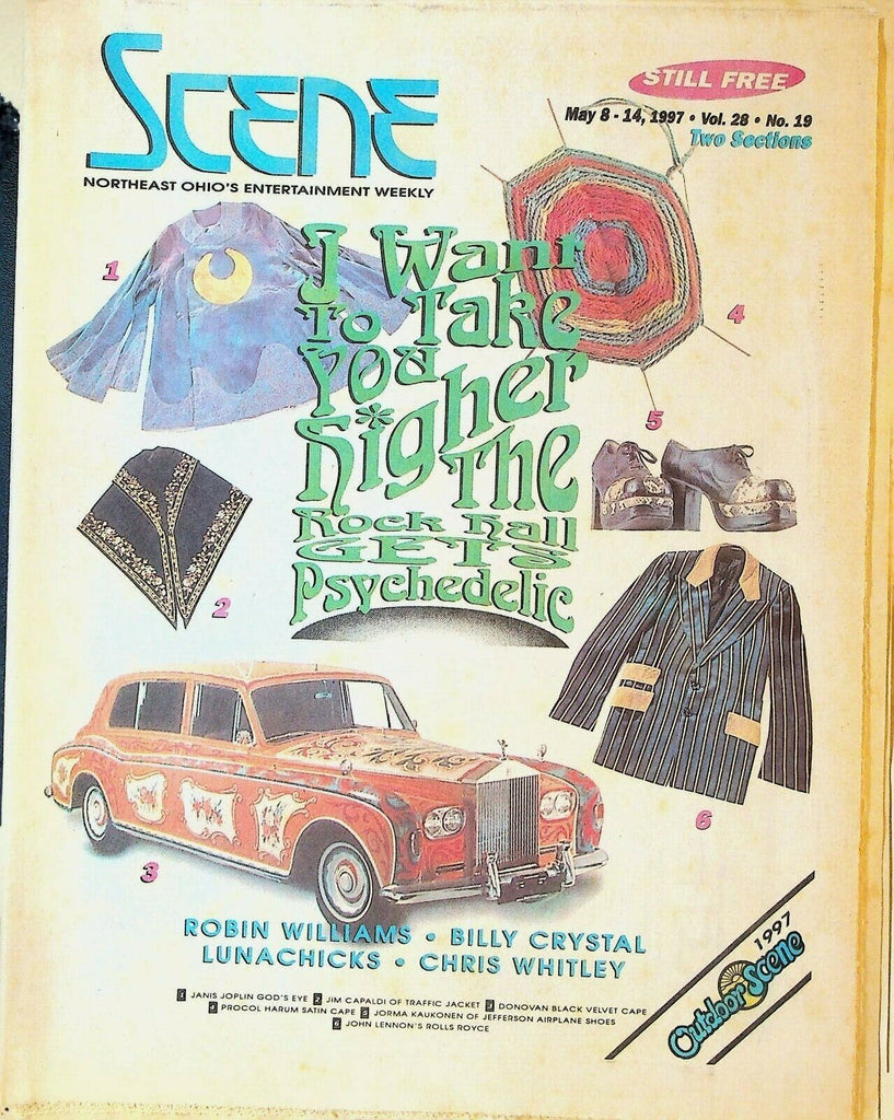 Cleveland Scene Magazine May 8 1997 Robin Williams Billy Crystal Lunachicks