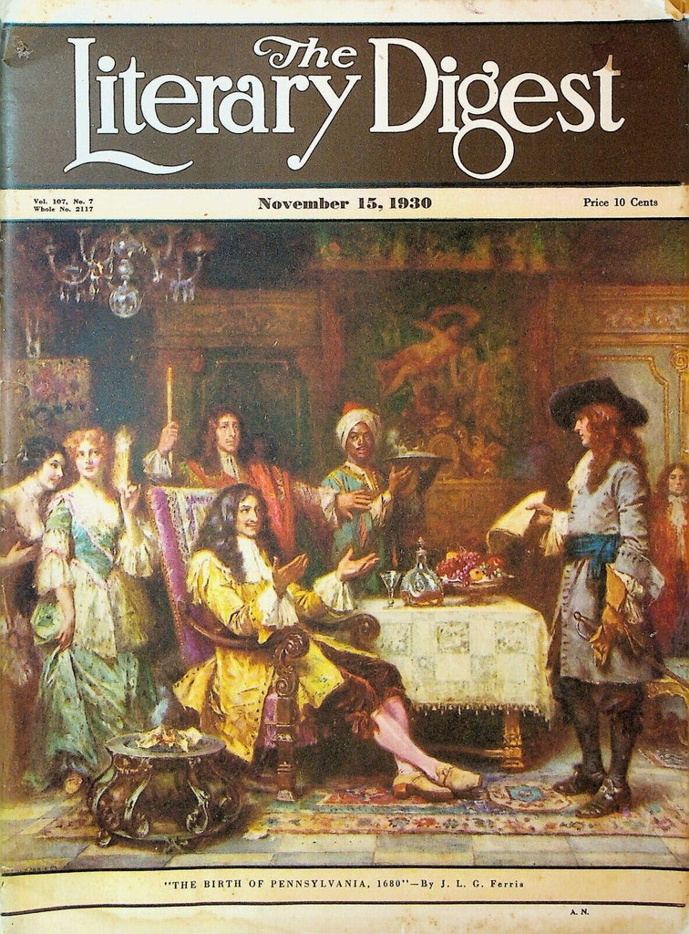 Literary Digest November 15 1930 College Football Gallant Fox