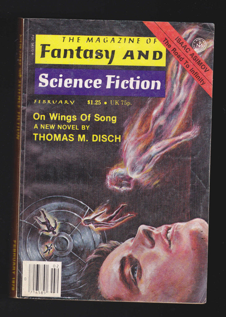 Magazine of Fantasy & Science Fiction February 1979 Thomas M Disch Isaac Asimov