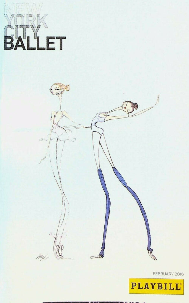New York City Ballet Playbill February 2016 The Most Incredible Thing