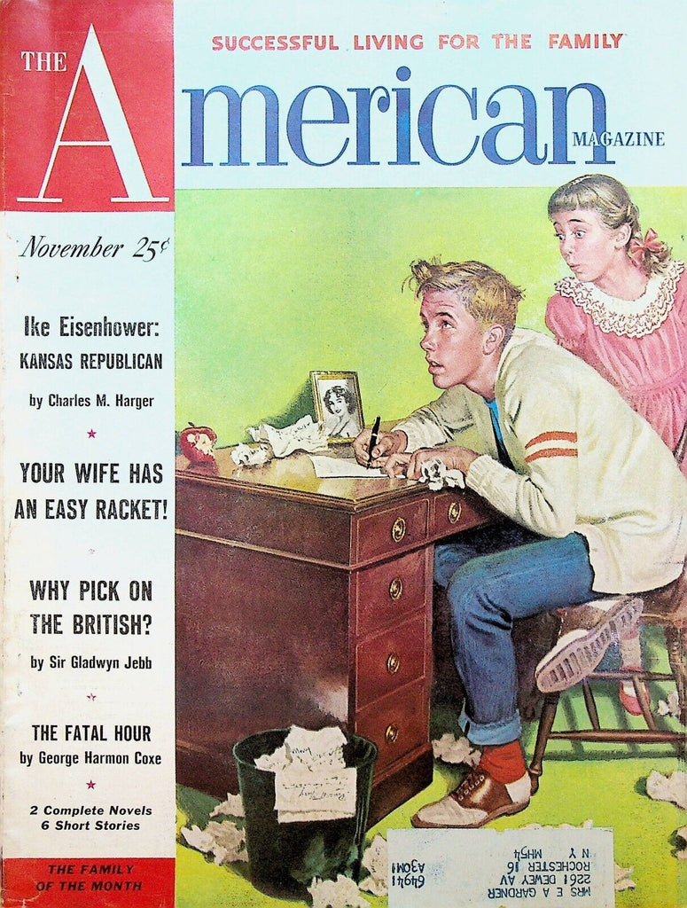 American Magazine November 1951 Herb Shriner Fred Waring Dwight Eisenhower