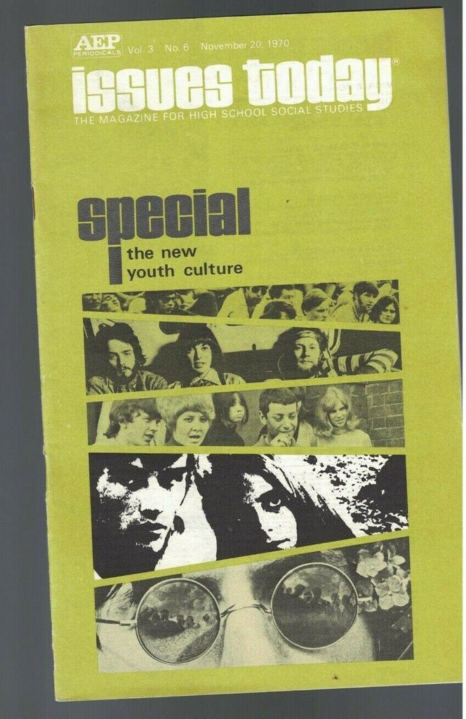 Issues Today Magazine November 20 1970 Youth Culture China Dutch Kabouters