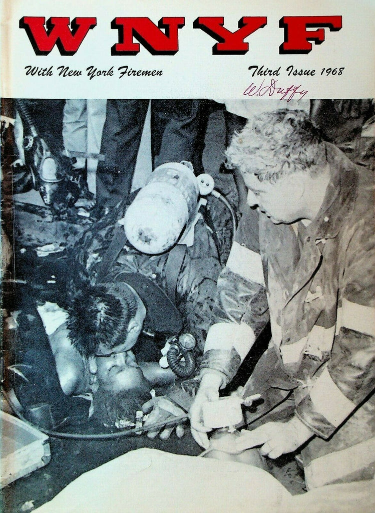 WNYF With New York Firemen 3Q 1968 Magazine Mouth to Mouth Resuscitation
