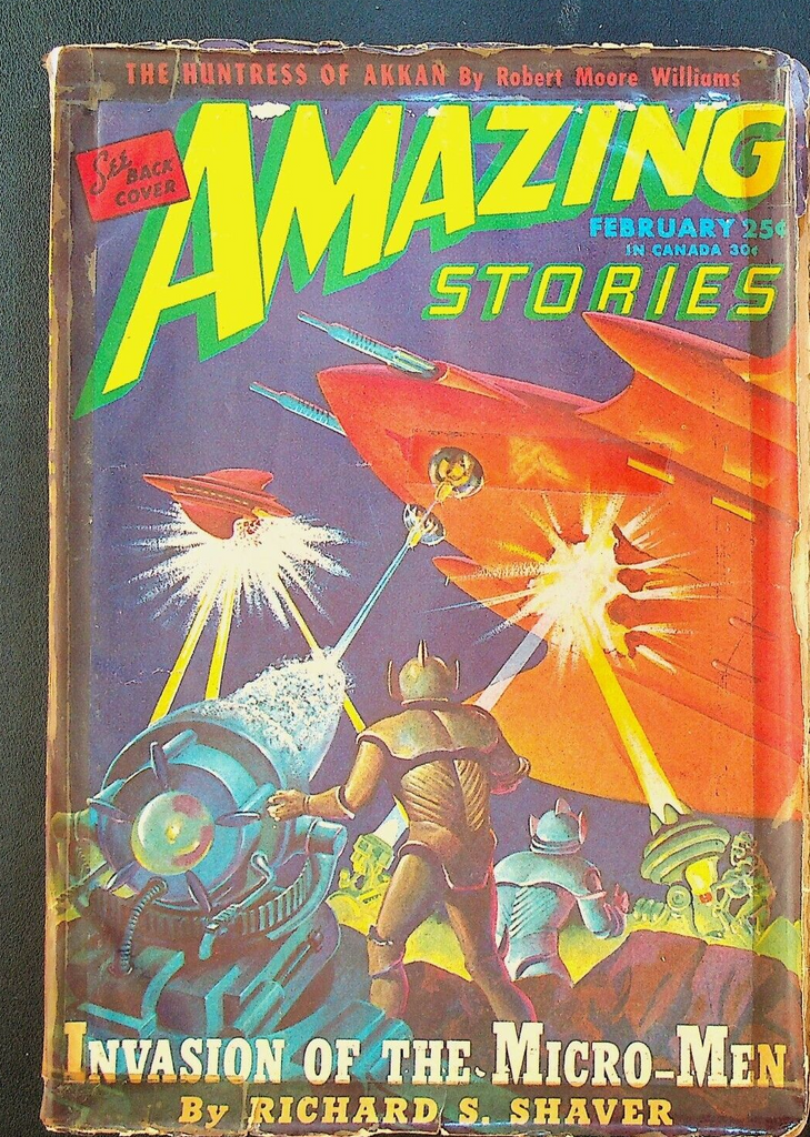 Amazing Stories Pulp February 1946 Richard S Shaver Ray Bradbury Arne Lee