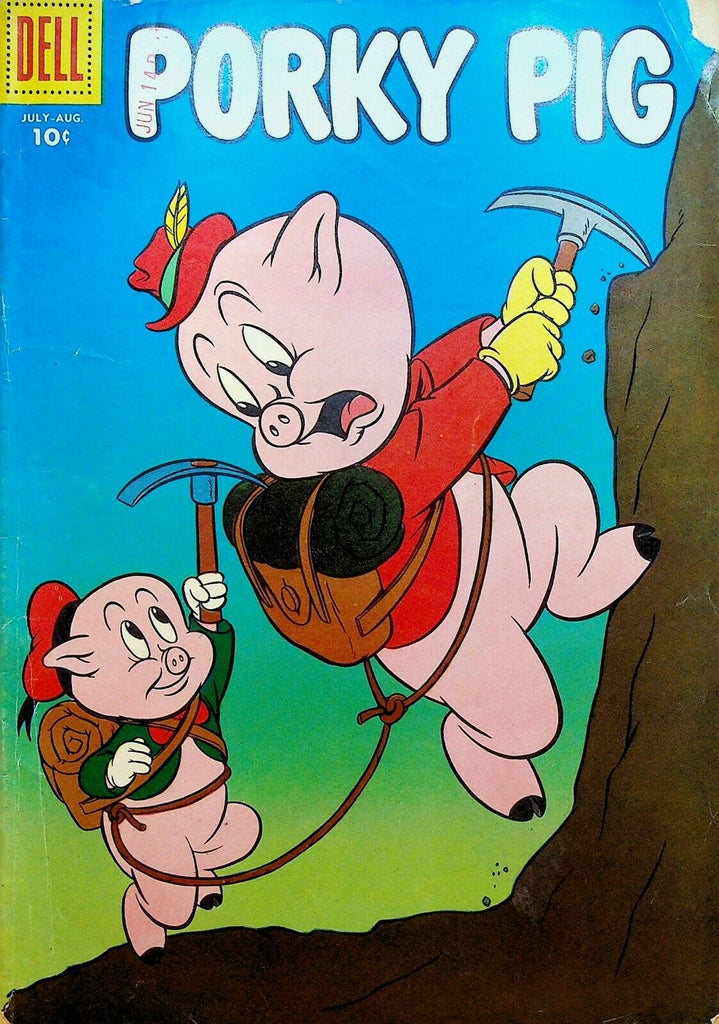 Porky Pig 47 Dell Comics 1956 Mountain Climbing