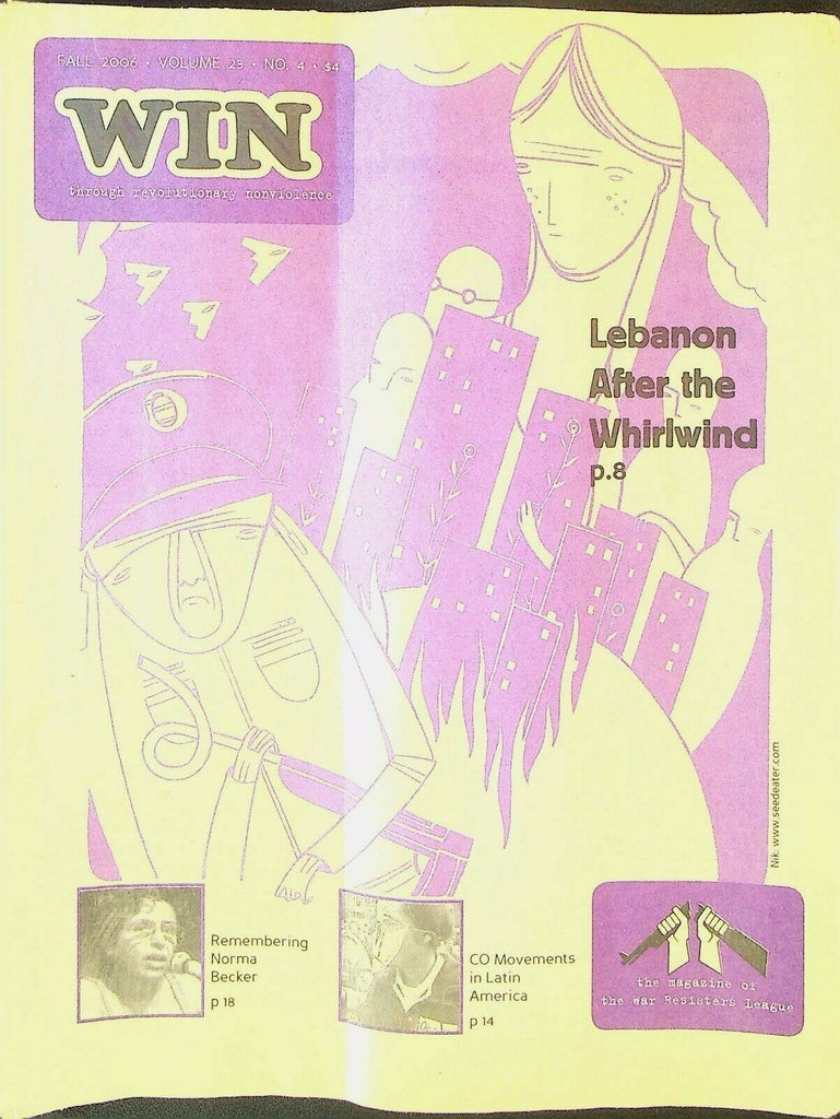 Win Magazine Fall 2006 Lebanon Norma Becker Halliburton