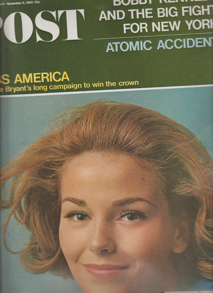 Saturday Evening Post November 6 1965 Debbie Bryant Bobby Kennedy
