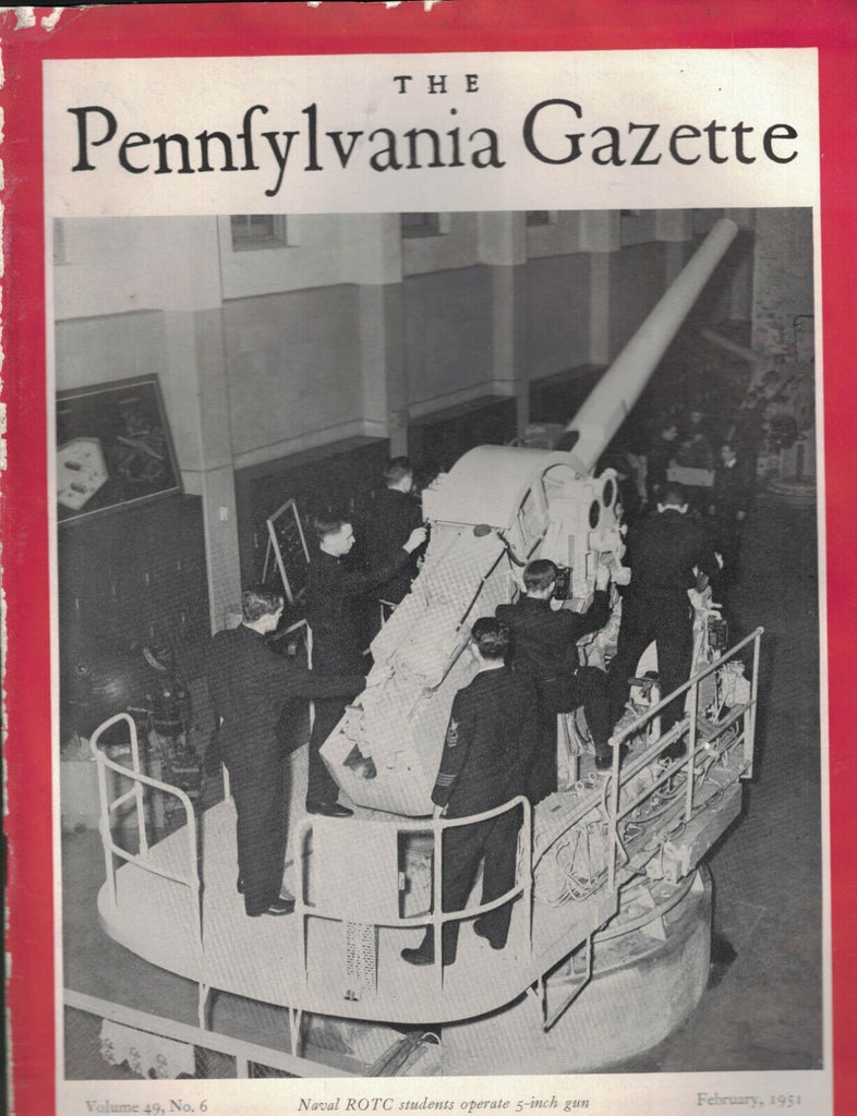 Pennsylvania Gazette February 1951 University of Pennsylvania Naval ROTC