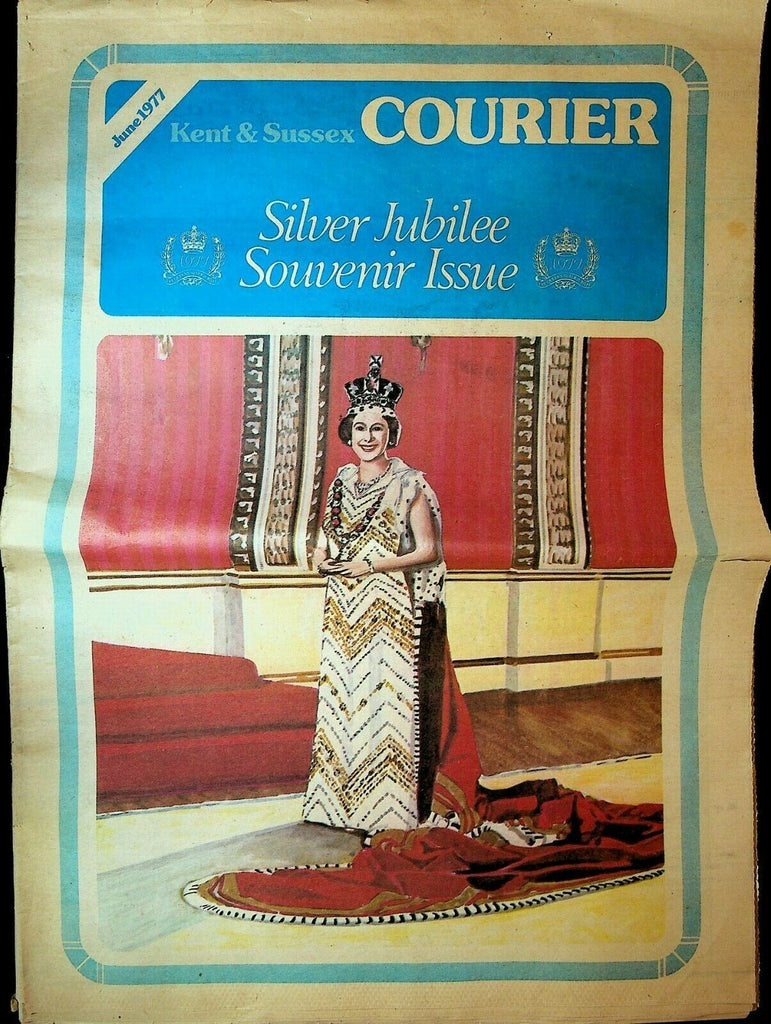 Queen Elizabeth Silver Jubilee Souvenir Issue Kent & Sussex Courier June 1977