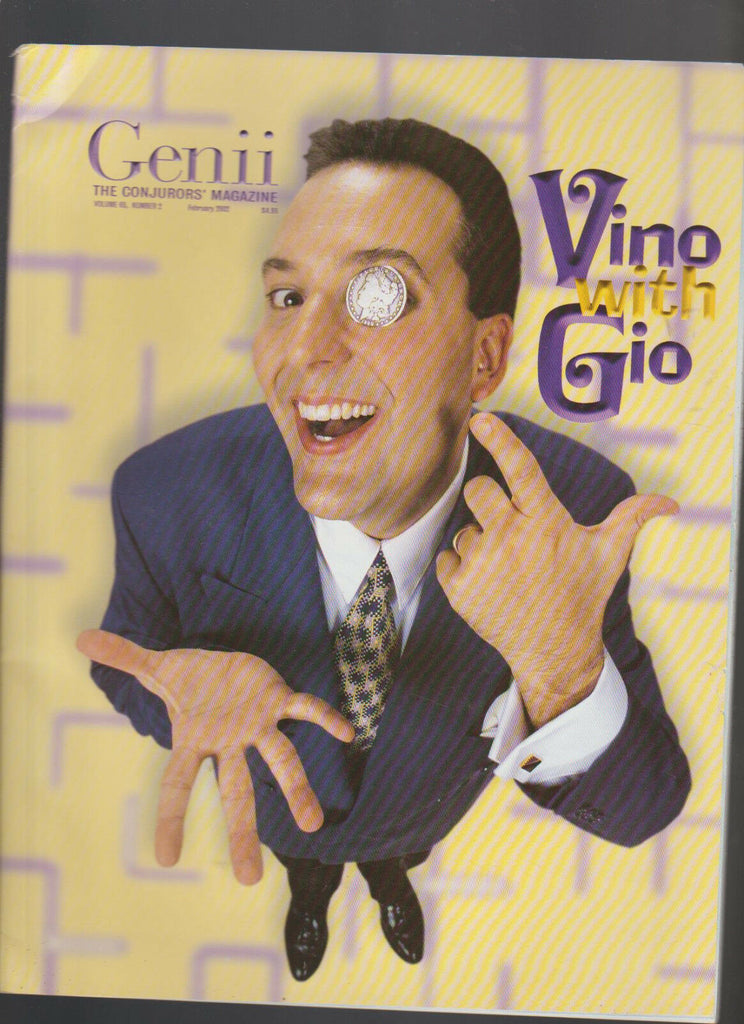 Genii Conjurors Magazine February 2002 Vino with Gio