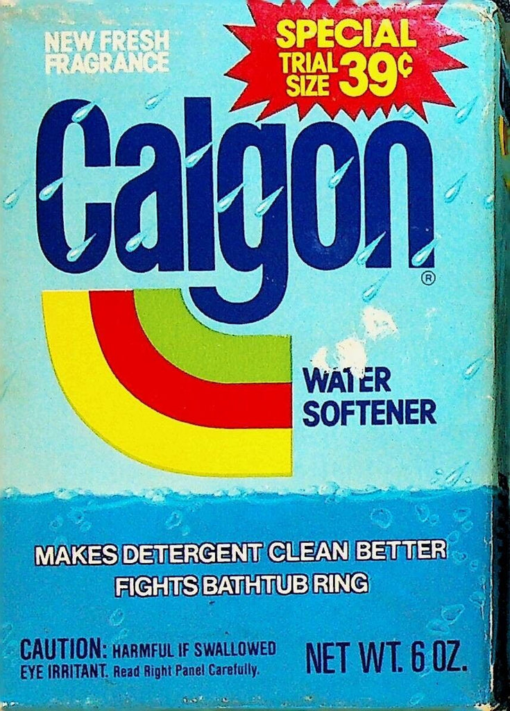 Calgon Water Softener 1984 Trial Size Unopened Package