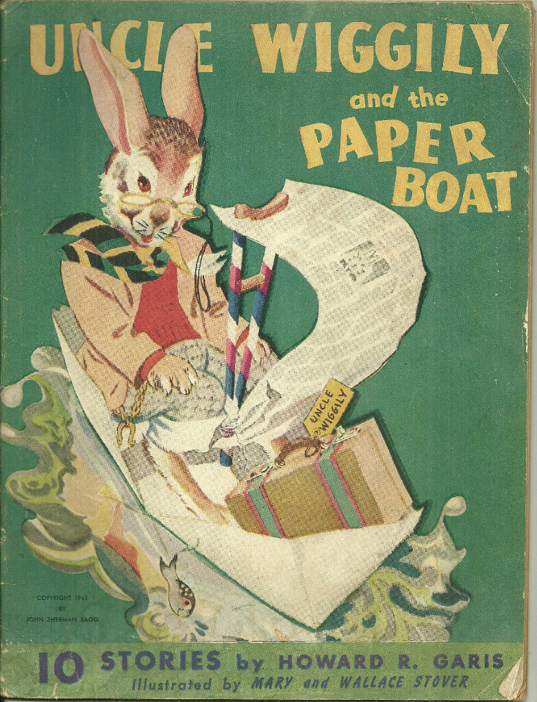 Uncle Wiggily and the Paper Boat by Howard R Garis (1943) SC