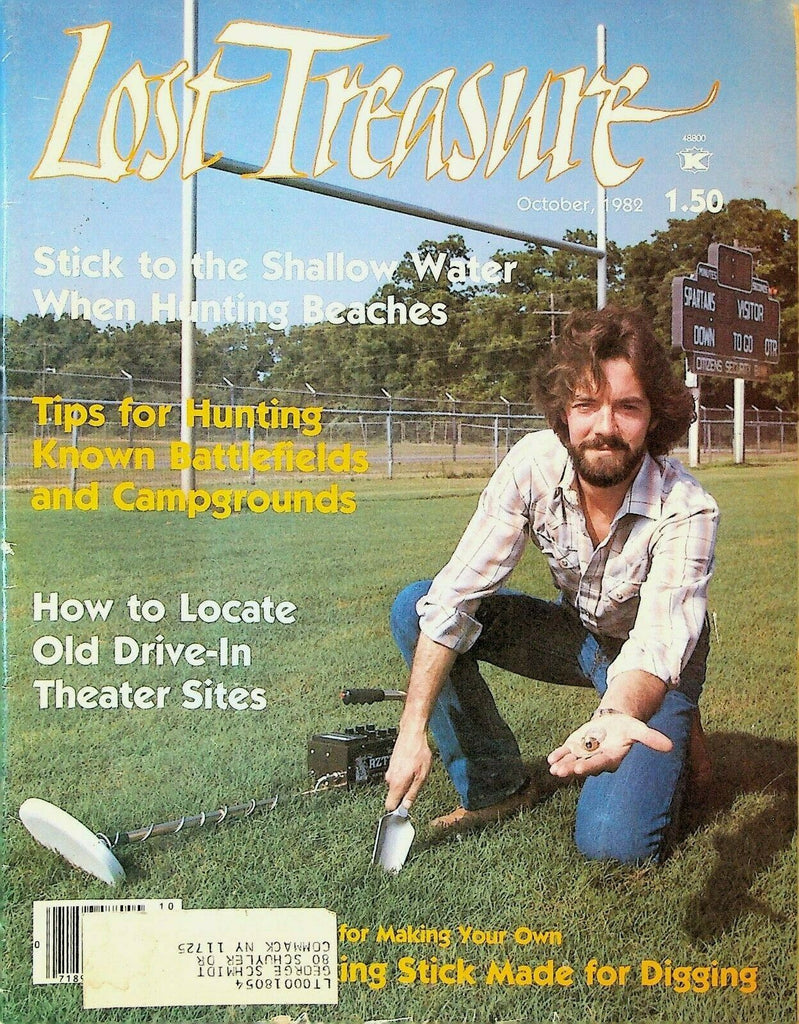 Lost Treasure Magazine October 1982 Drive In Theaters Allan Cannon