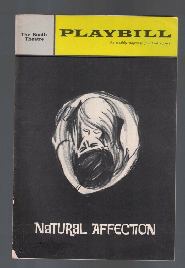 Natural Affection Playbill February 4 1963 Tom Bosley Kim Stanley