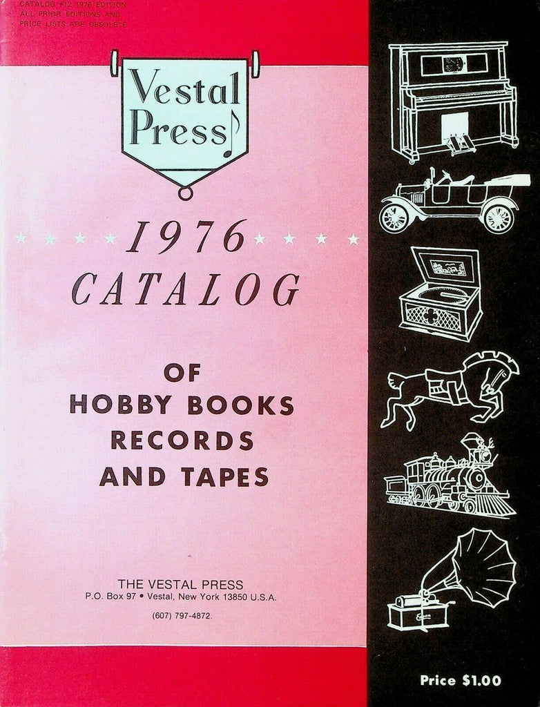 Vestal Press 1976 Catalog of Hobby Books Records & Tapes