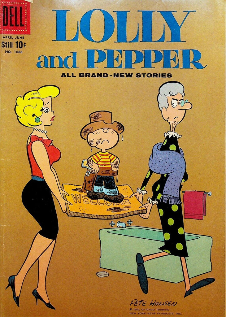 Lolly and Pepper Four Color 1086 1960 Dell Comics Pete Hansen