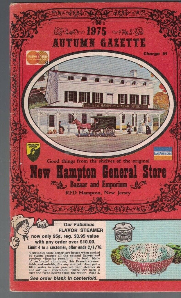 New Hampton General Store Catalog- Autumn Gazette 1975