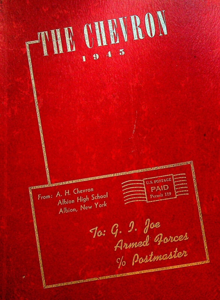 The Chevron 1945 Yearbook Albion NY High School