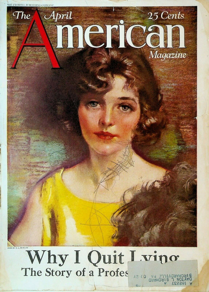 American Magazine April 1922 Walter S Bucklin Thomas Meighan Edward Harriman