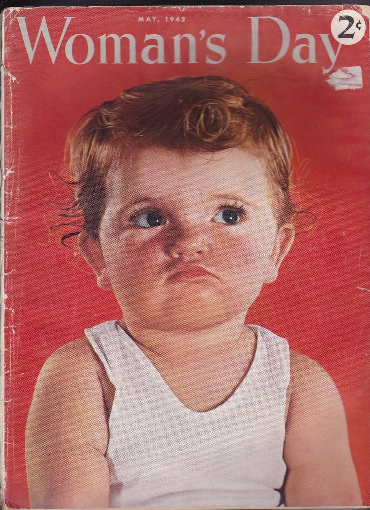 Woman's Day Magazine Mary Ellen Chase Cute Child Cover May 1942