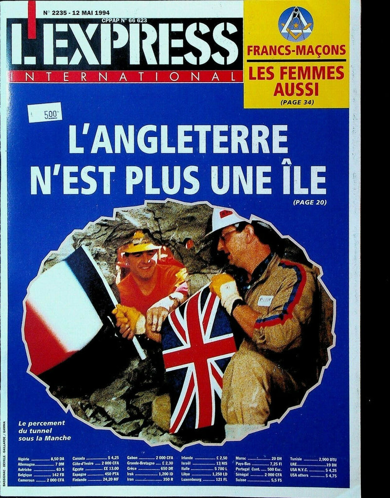 L'Express International Magazine May 12 1994 Nelson Mandela South Africa