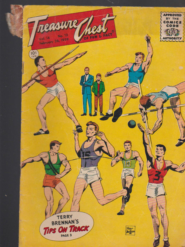 Treasure Chest Vol 14 #13 February 26 1959 Comic Terry Brennan