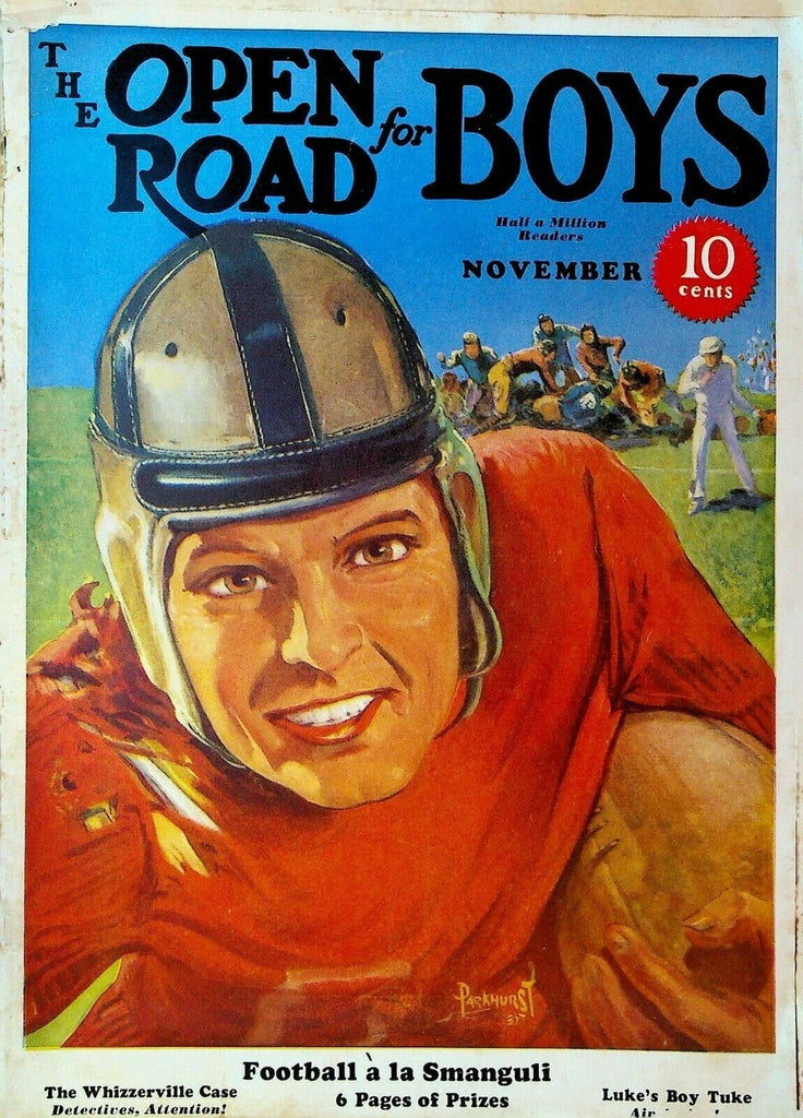 Open Road for Boys November 1935 Football Eddie Rickenbacker