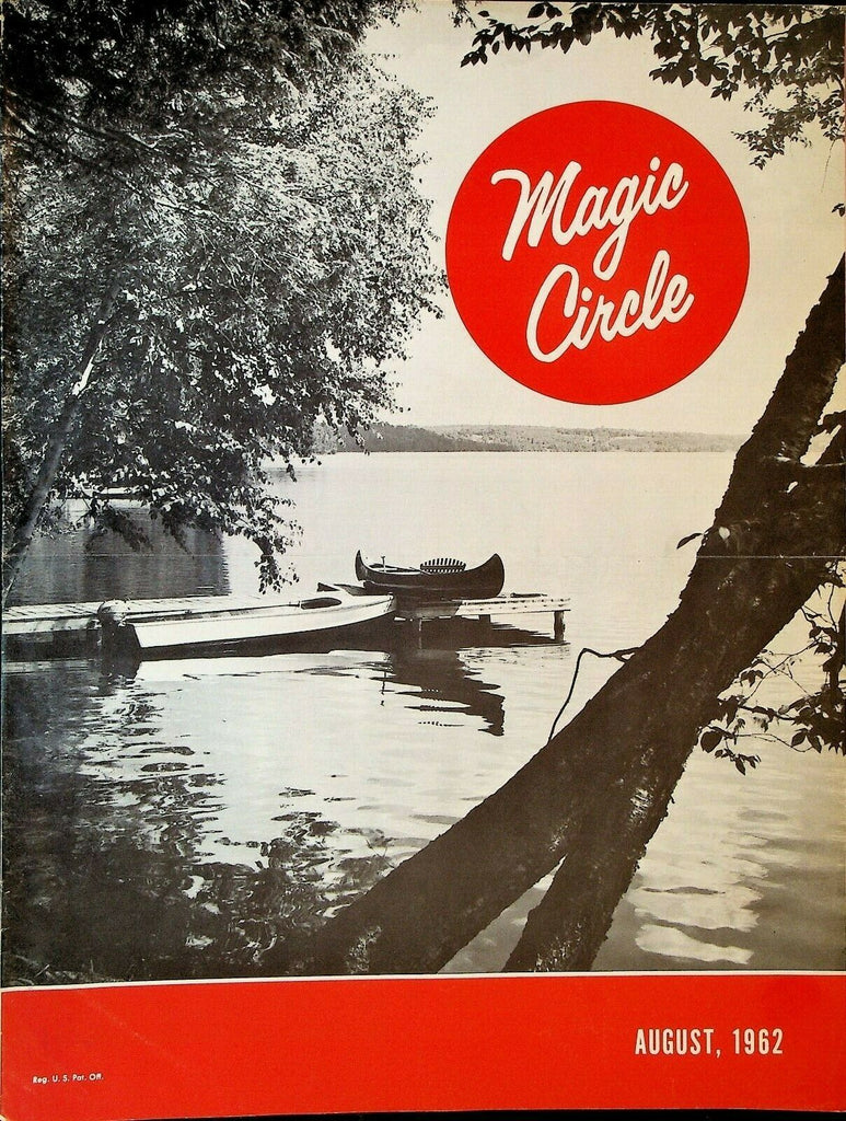 Magic Circle Magazine August 1962 San Francisco Trolley Cable Car Cliff Bergere