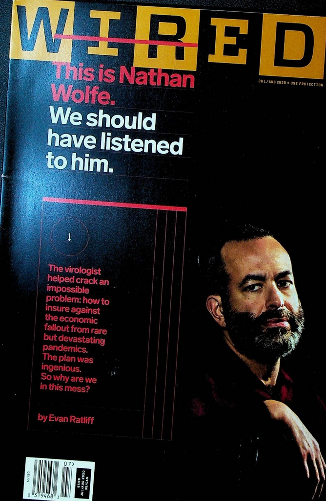 Wired Magazine July 2020 Nathan Wolfe Brian Barrett