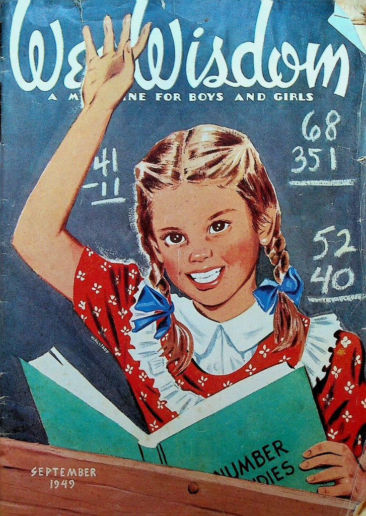 Wee Wisdom Magazine September 1949 Classroom Dorothy Wagstaff Lawrent Lee