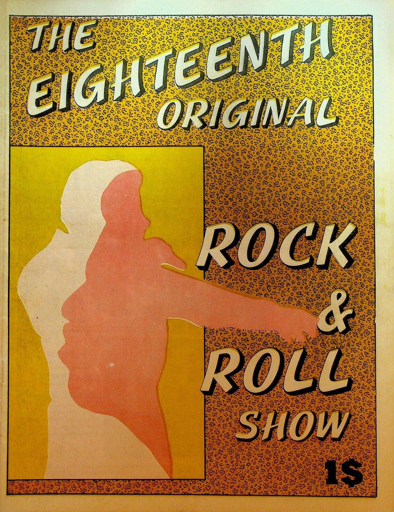 Rock Magazine Program 18th Original Rock & Roll Show 1974 Roy Orbison