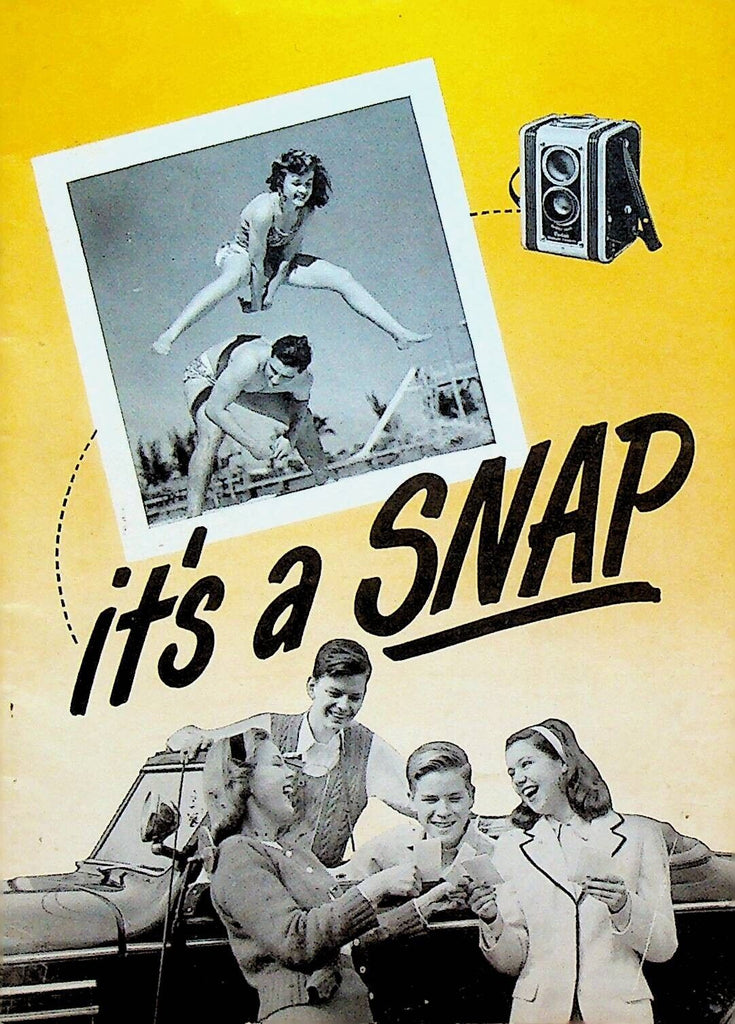 It's a Snap Photography Booklet Eastman Kodak 1949 Davega New York City