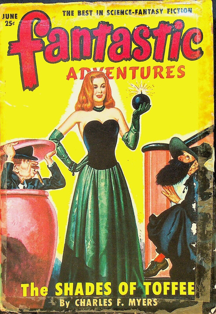 Fantastic Adventures Pulp June 1950 Charles F Myers Mack Reynolds Walt Sheldon
