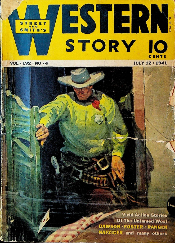 Street and Smith's Western Story Pulp July 1`2 1941 Seth Ranger Peter Dawson