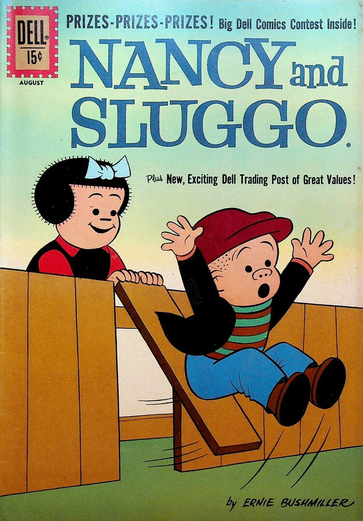 Nancy & Sluggo 183 Dell Comics 1961 Charlie Brown Peanuts Wooden Fence