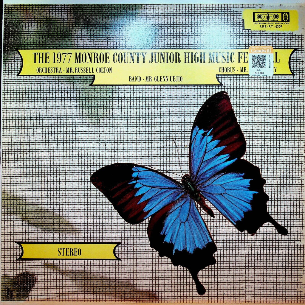 The 1977 Monroe County NY Junior High Music Festival LP Vinyl Record
