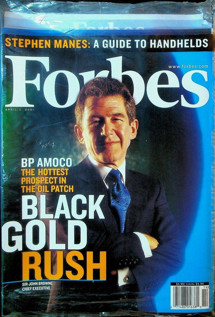 Forbes Magazine April 2 2001 Sir John Browne BP Amoco Stephen Manes SEALED