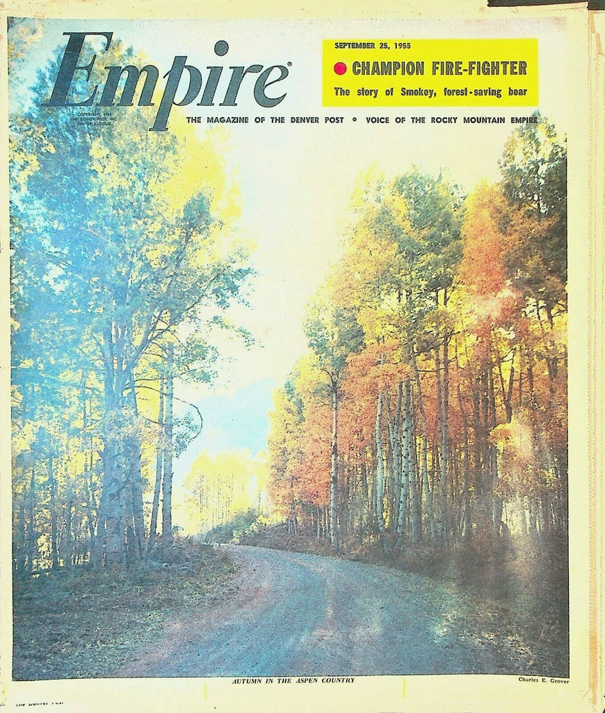 Empire Magazine September 25 1955 Smokey the Bear Joe Jancar Enoch Hoag