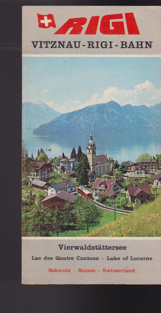 Rigi Vitznau Bahn Lake of Lucerne Switzerland Brochure 1960s