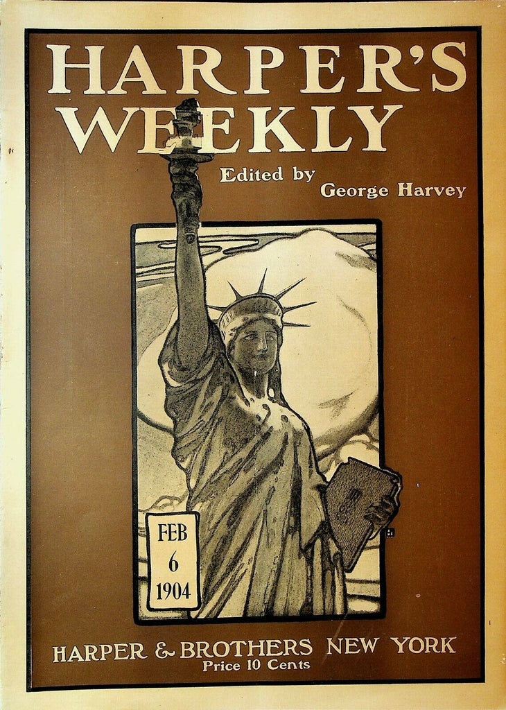Harper's Weekly February 6 1904 JM Barrie Robert Chambers Labor Problem