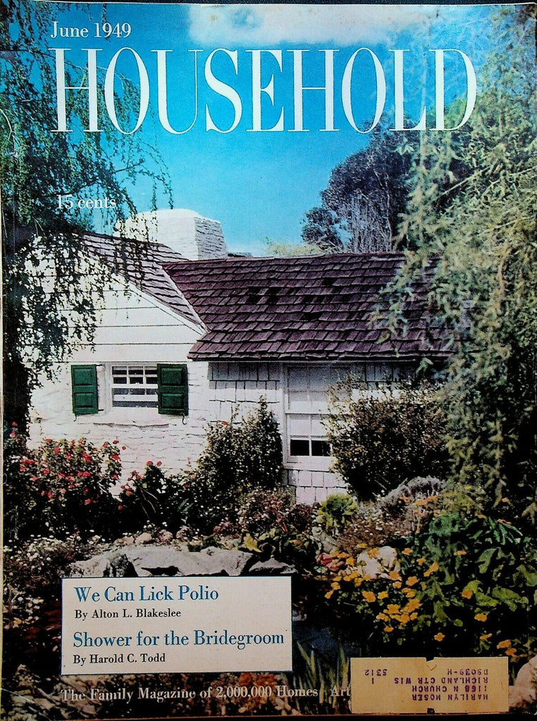 Household Magazine June 1949 Polio Little Brown Koko Blanche Seale Hunt