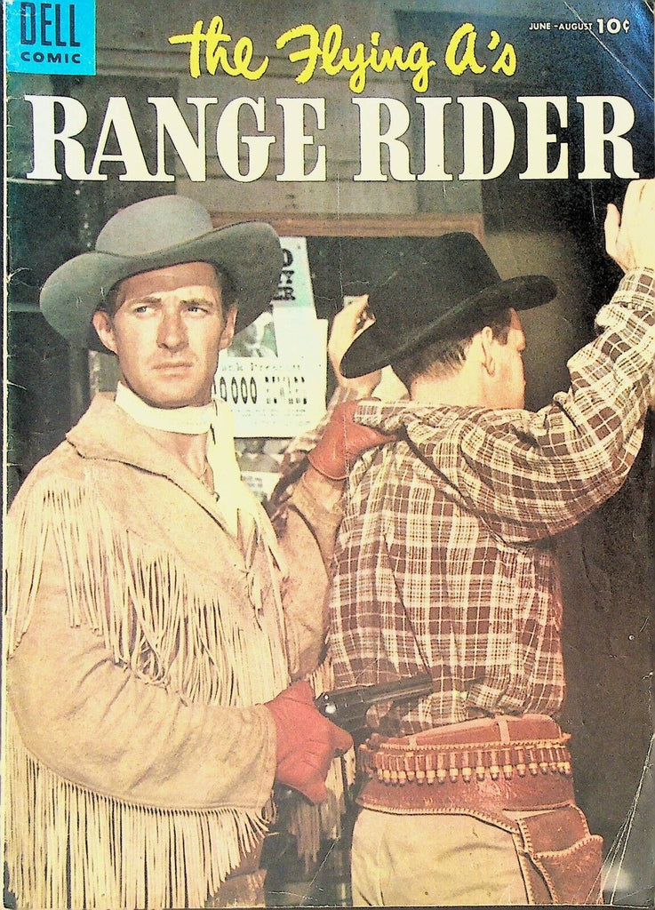 The Flying A's Range Rider 10 Dell Comics 1955 Photo Cover Cowboy