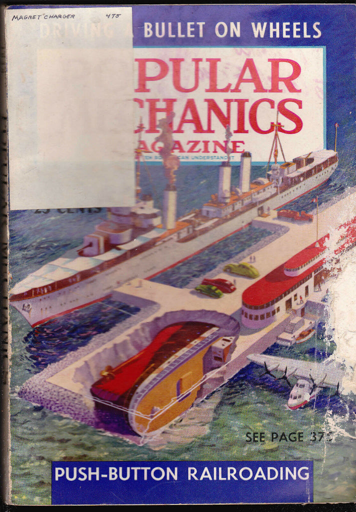 Popular Mechanics Magazine Television Railroading Tar Pits September 1939