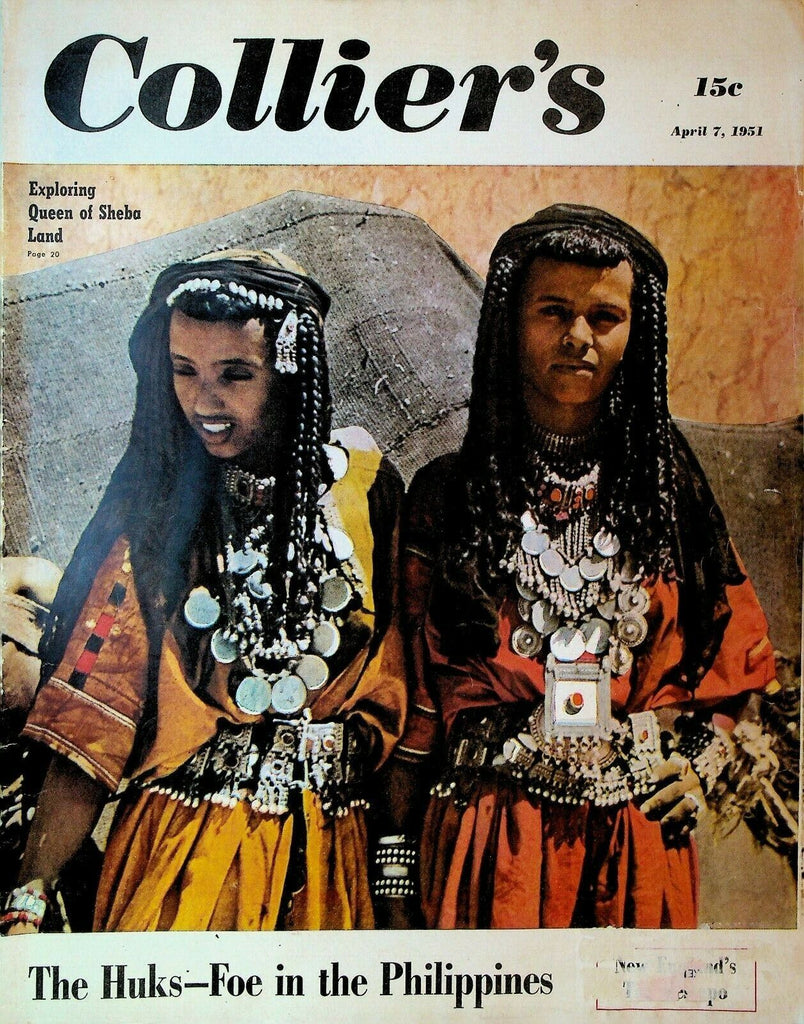 Collier's Magazine April 7 1951 Clyde Beatty Philippines Huks John McGraw