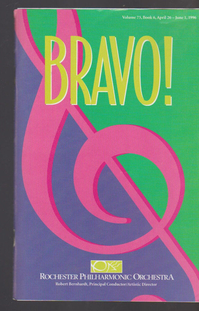 Bravo Rochester Philharmonic Orchestra Program 1996 Mel Torme