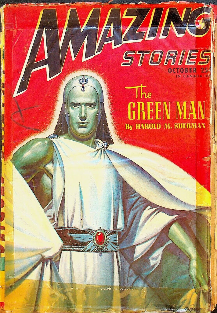 Amazing Stories Pulp October 1946 Harold M Sherman Chester S Geier
